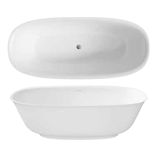 Free Standing Solid Surface Bathtub